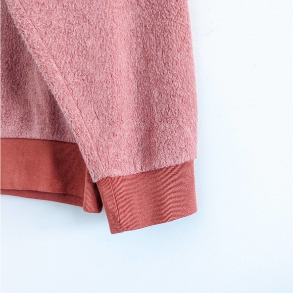 FEAT BlanketBlend Crewneck ButterWash Sweater in Cayenne XL - Picture 9 of 13